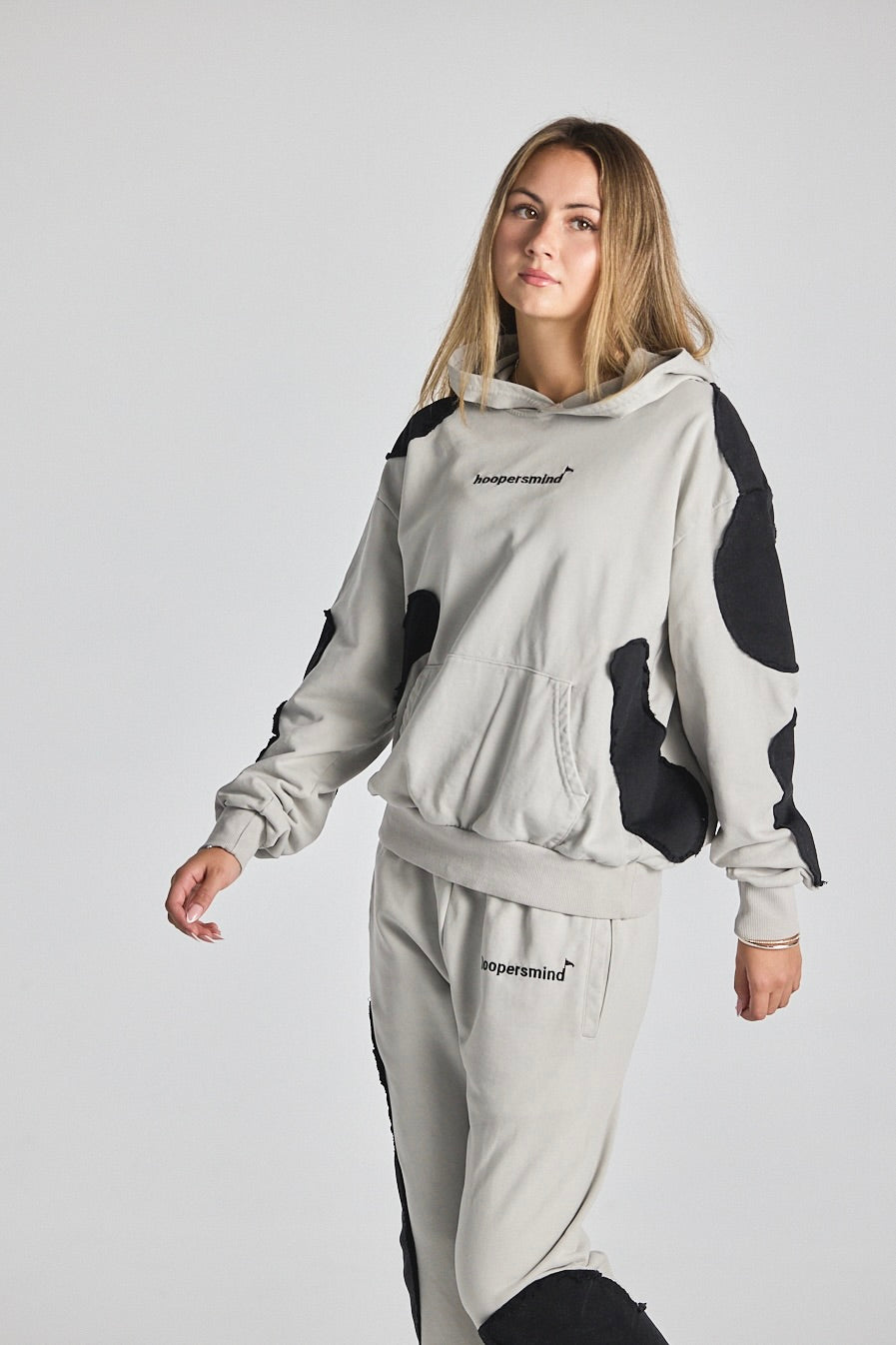 "NUIT VAGUE" GREY HOODIE